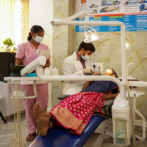 Laasya Dental patient care